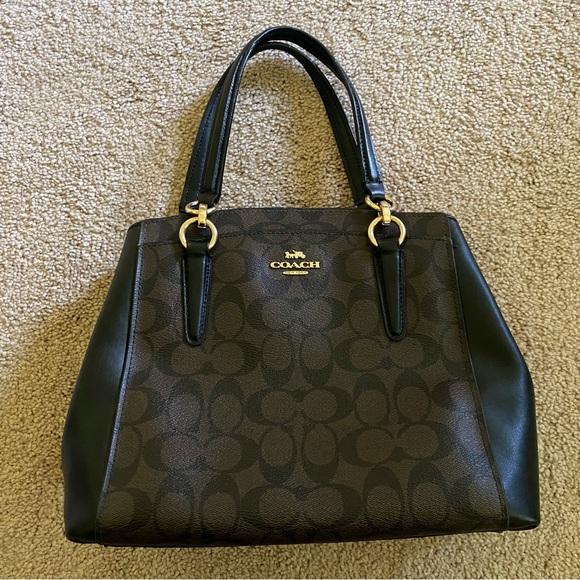 Coach Satchel Bag brown black - Picture 8 of 13